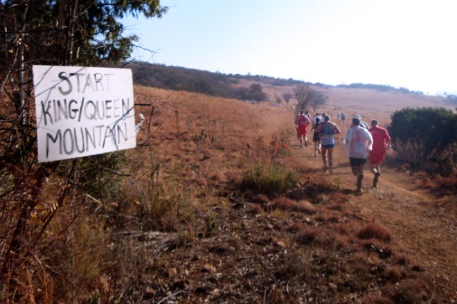King and queen of the mountains!